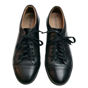 Brothers United Luxury Shoes, Mens 11.5, Bond St. Black Leather Casual Brazilian